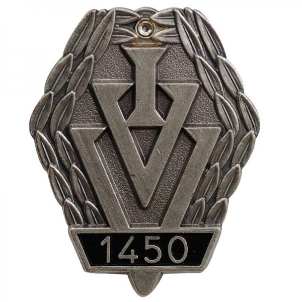 IVV-Brustabzeichen 1450 Teilnahmen